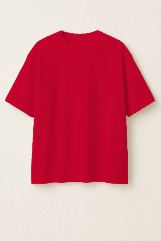 Oversized T- shirts - Red
