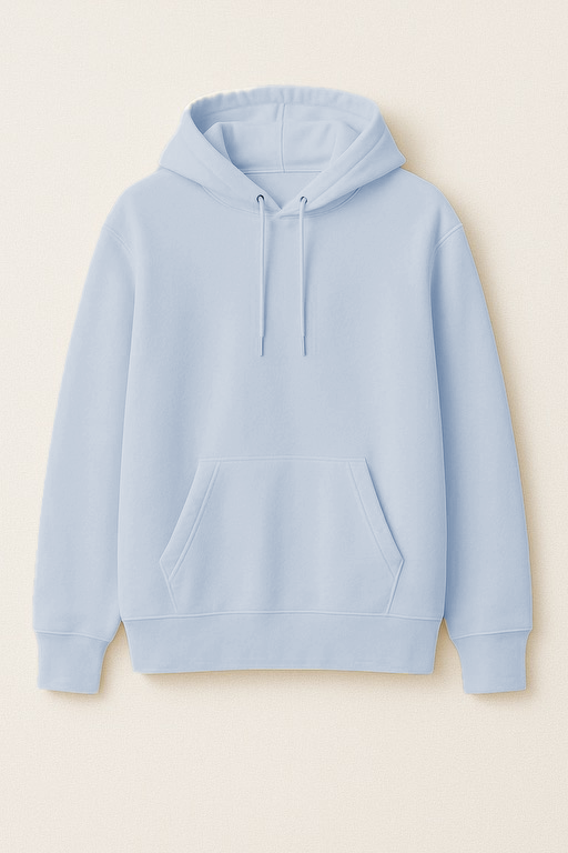 Blue hoodie